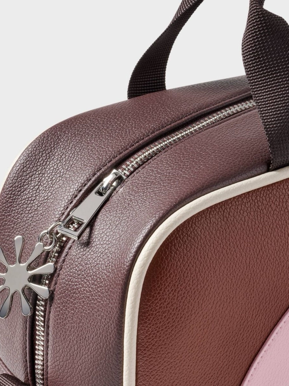 dELiA*s Brown, Pink & Blue Arch Colorblock Crossbody - Picture 8 of 9